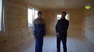 Дом из бруса индивидуальной планировки 7,5 на 10 метров с террасой. Отзыв заказчика