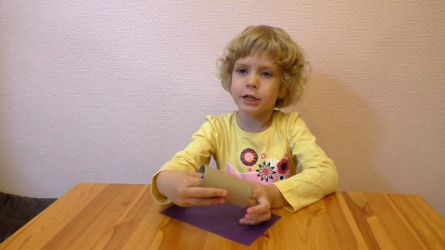 Лесовичок. Осенняя поделка из листьев, втулки и цветной бумаги на выставку в садик. смотреть онлайн