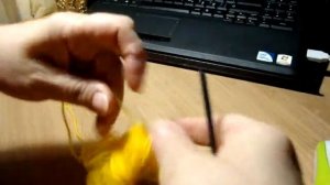 Вязание на вилке.  Топ-майка . Мастер-класс.   часть 1.