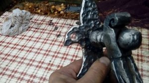 Кованая дверная ручка