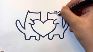 Как нарисовать валентинку