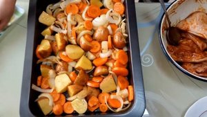 Курица в Духовке с Картошкой и Овощами! Очень Вкусно и Сытно!