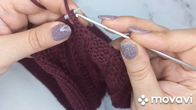 ?Как легко и просто закрыть петли крючком.Лайфхак?