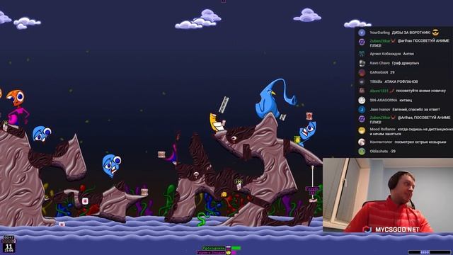 ПАПИЧ СОШЕЛ С УМА на ТУРНИРЕ по ЧЕРВЯМ! Worms Armageddon на 10 000 РУБЛЕЙ! смотреть онлайн