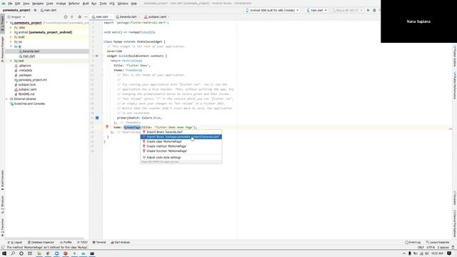 Let's Click Comit 2021 - Workshop - Minggu 3 Development Aplikasi dengan Flutter