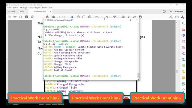 #26 : Course Git && Github | Practical Work About Branching | Git Branch | Part 5 смотреть онлайн