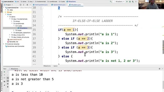 Java Tutorial: Variables, Operators, If-Statements, Loops, Arrays смотреть онлайн