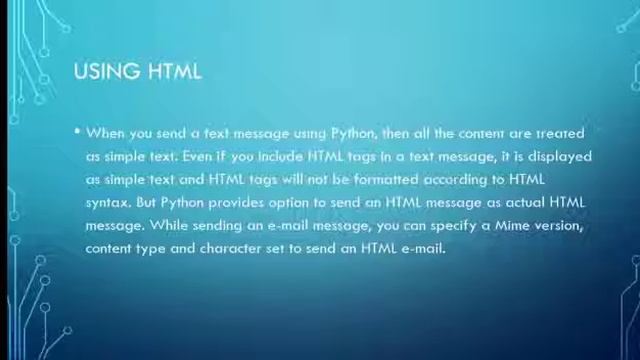 Sending Emails using Python смотреть онлайн