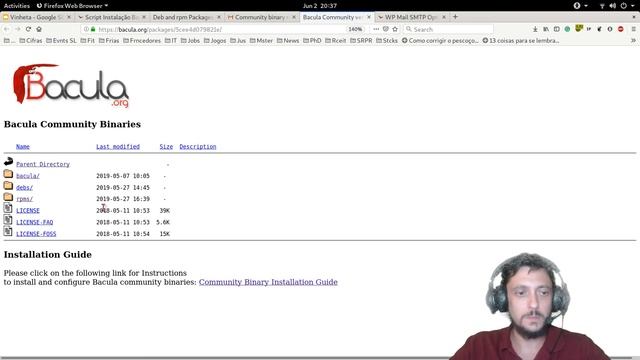 Instalação Bacula Community 9.4 смотреть онлайн