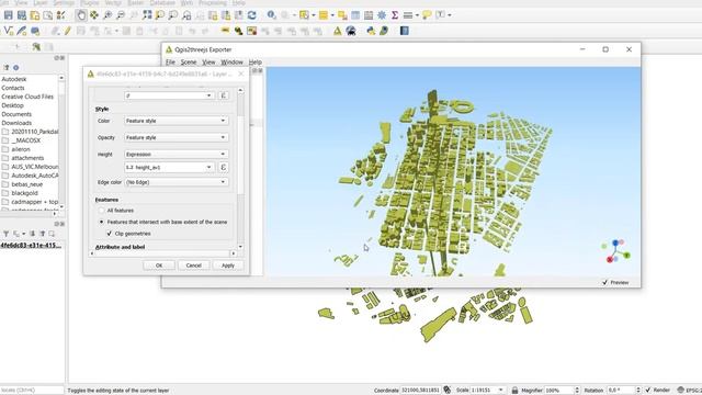 PART 1 - How to create 3D BUILDING MAP VIEW in QGIS using Qgis2threejs PLUGIN