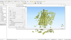 PART 1 - How to create 3D BUILDING MAP VIEW in QGIS using Qgis2threejs PLUGIN
