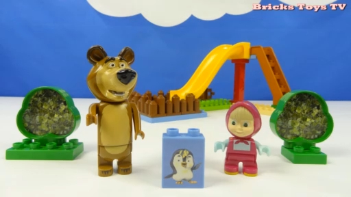 Строим из Lego Duplo Big Masha and Bear Конструктор Маша и Медведь ...