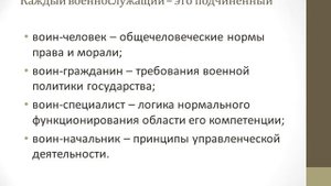 Воинская дисциплина, ее сущность и значение.