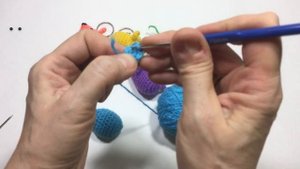 Мышка-брелок крючком/Crochet Keychain Mouse