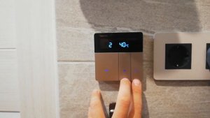 Термостат тёплого пола Heatcold th123e вход всервисный режим. Изменение параметров.