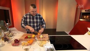 Хрустящий свиной бок с желтой аджикой | Мясо. От филе до фарша