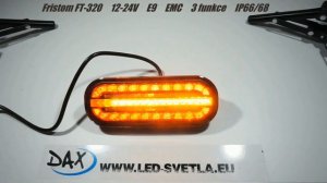 Zadní světlo LED FRISTOM FT-320 3 funkce
