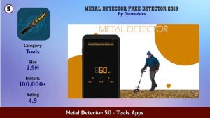 Top 10 Metal Detector 50 Android Apps