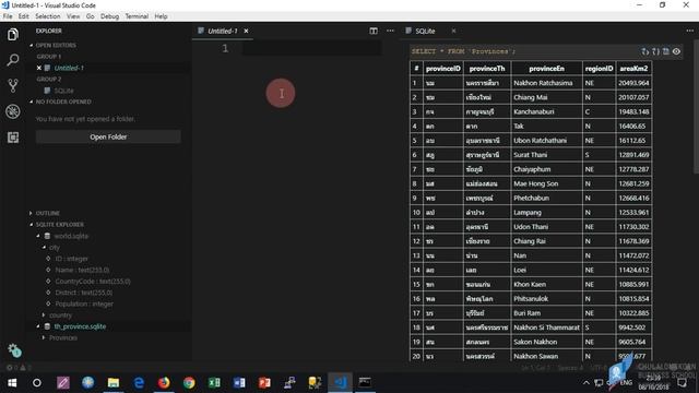 ตั้งค่า Visual Studio Code สำหรับทำงานร่วมกับ SQLite3 смотреть онлайн