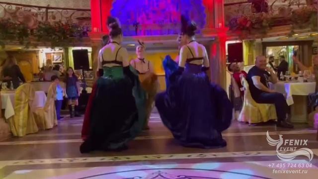Заказать танцевальный шоу балет на праздник, юбилей и корпоратив в Москве - танцовщицы Кан Кан