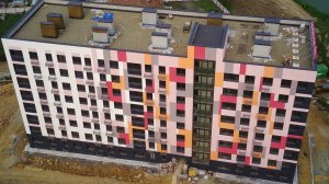 Розово - зеленые дома.