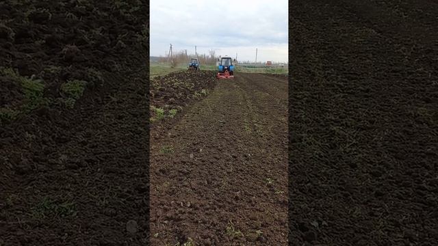 весенняя вспашка и фрезерование, подготовка почвы