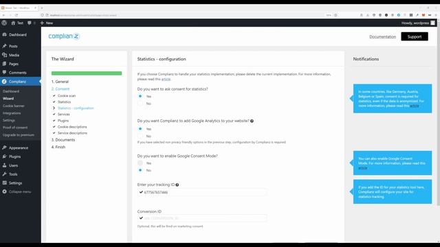 Complianz Plugin Setup | WordPress | 2022 смотреть онлайн