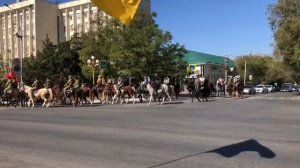 Конный поход Малые Дербеты – Хулхута – Элиста 2023 г.: Конники в Элисте