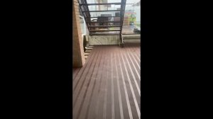 ТехноПарк ДПК видео от клиента 2 Террасы из ДПК Московская область полнотелая доска