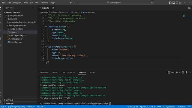 Unit 6 - Typescript Interfaces смотреть онлайн