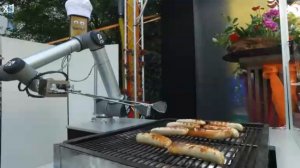 Робот который готовит сосиски