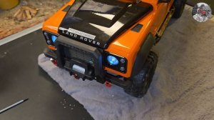 Unboxing // FM101 Landrover Defender // Crawler 4WD RTR // Maßstab 1:8 Orange // Double e // 2 Gang