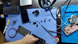 iphone 7 не включается , iphone 5 se ремонт кнопки и замена аккумулятора