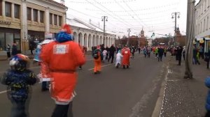 Забег Дедов Морозов г Владимир, 14 01 2018