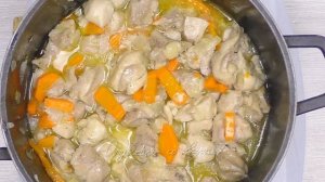 Тушеная фасоль с мясом и грибами Видео рецепт