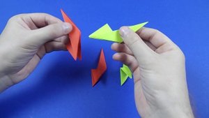Как сделать сюрикен из бумаги своими руками ОРИГАМИ сюрикен. How To Make a Paper Ninja Star Shuriken