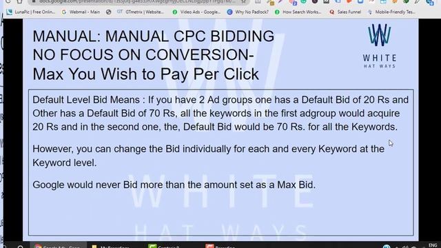 Manual CPC Bidding Strategy смотреть онлайн