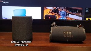 Harman Kardon Citation 200 vs JBL Xtreme3 Sound  & Bass test