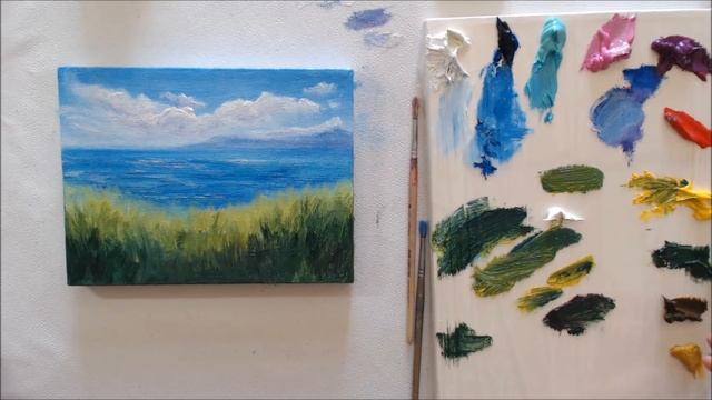 Берег моря (масло) смотреть онлайн