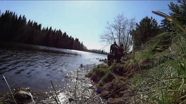 Рыбалка на Нерли на фидер. Река Нерль Тверская область весной. смотреть онлайн