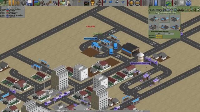 OpenTTD Subscribers Game #3 Road Madness E2 - No Food, No Water, No Growth