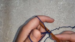 Набор петель на спицы. Вязание для начинающих