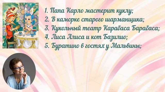 Читательский дневник. Алексей Толстой "Золотой ключик, или Приключения Буратино"