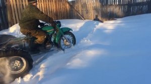 мотоцикл урал на гусеницах