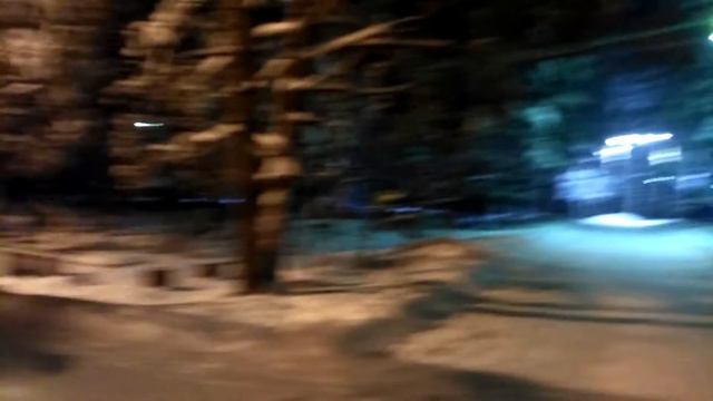 Утренний заснеженный парк смотреть онлайн