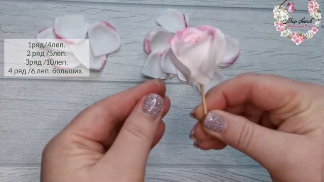 DIY /MK РОЗОЧКИ из ФОАМИРАНА???Просто и Красиво?Flowers from Foamiran смотреть онлайн
