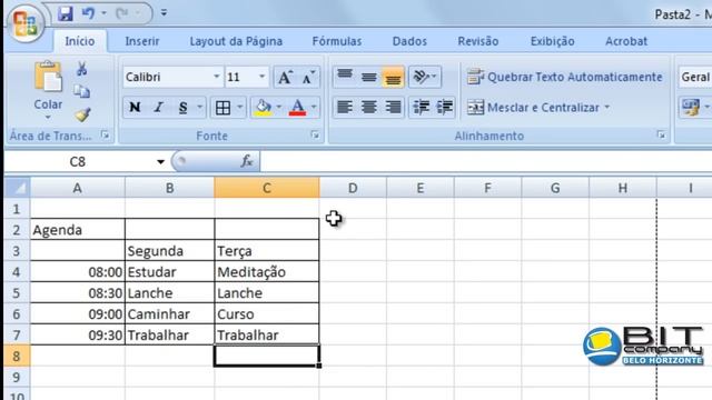 Excel 2007 - Formatação de tabelas смотреть онлайн