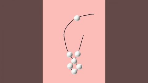 Простое колечко из бисера для начинающих #бисер #бисероплетение #туториал #кольцо #дляначинающих