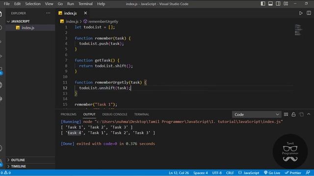 Array Loops in JS | Tutorial in Tamil | Tamil Programmer