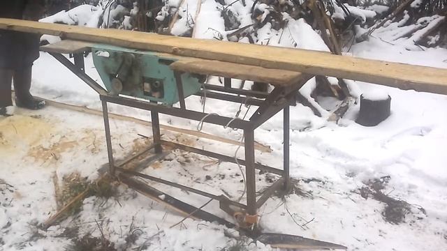 Как окромить одному 5 ти метровую доску! смотреть онлайн